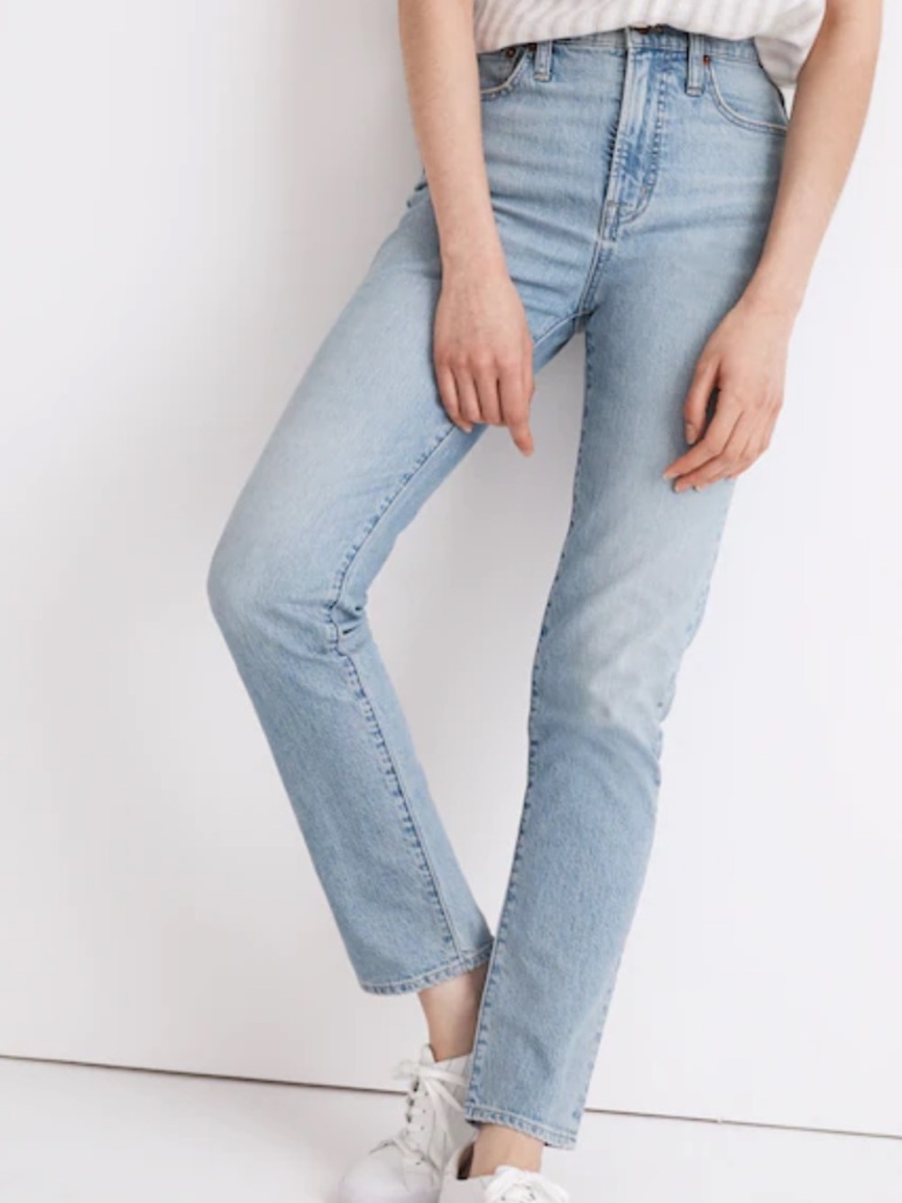 Madewell The Perfect Vintage Jean Light Wash High Rise Straight Leg Size 26